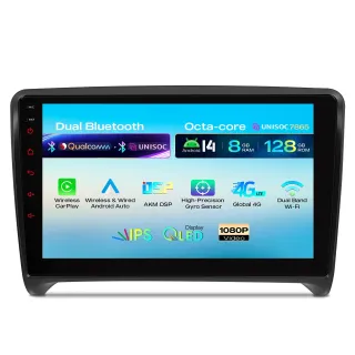 Audi TT 2006-2012| Android 14 | 9inch QLED | 4GB/128GB/8Core| Multimedija Xtrons IMHP94TTA