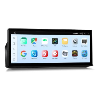 BMW 5 E60 E61 Android 14 multimedija | Snapdragon 680 | 12.3 colio  IPS ekranas | 8+128 GB