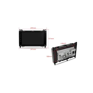 MB A / B / Vito / Sprinter | Android 13 | 9 inch | 8GB/256GB/8Core Snapdragon 665 | Multimedija Xtrons IQP92M245P