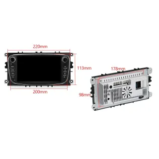 Ford Focus / Mondeo / C-Max / S-Max / Galaxy | 7inch | 2GB/64GB/8 Cores | Android OS | Multimedija Xtrons IDS70FSFBL