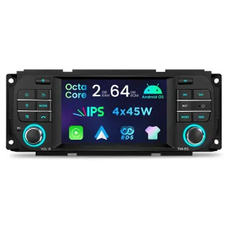 Chrysler / Jeep / Dodge | 5 inch | 2GB/64GB/8 Cores | Android OS | Multimedija Xtrons IDS50WRJL