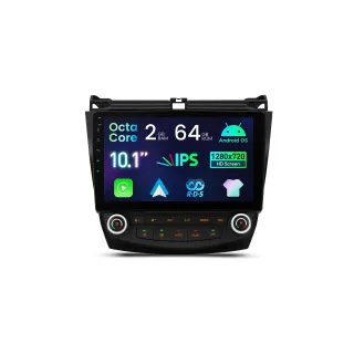 Honda Accord 2003–2007 10.1 colio Android multimedija 2GB 64GB CarPlay Android Auto