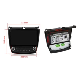 Honda Accord 2003–2007 10.1 colio Android multimedija 2GB 64GB CarPlay Android Auto