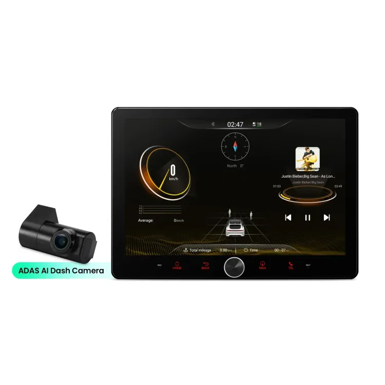 Universali 1-DIN Standarto Multimedija  | Android 14 | 10.1 inch QLED | 2GB/64GB/8Core | Multimedija Xtrons DD129S