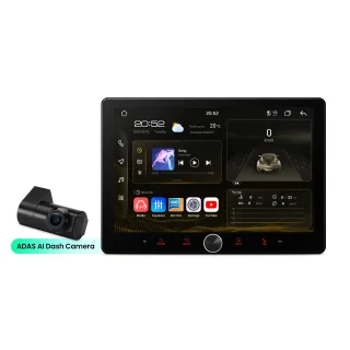 Universali 1-DIN Standarto Multimedija  | Android 14 | 10.1 inch QLED | 2GB/64GB/8Core | Multimedija Xtrons DD129S