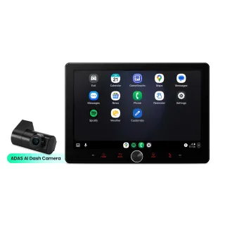 Universali 1-DIN Standarto Multimedija  | Android 14 | 10.1 inch QLED | 2GB/64GB/8Core | Multimedija Xtrons DD129S