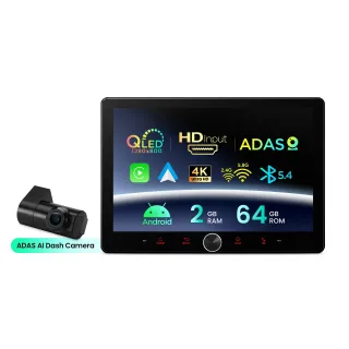 Universali 2-DIN Standarto Multimedija  | Android 14 | 10.1 inch QLED | 2GB/64GB/8Core | Multimedija Xtrons TAD128S