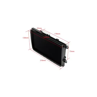 Volkswagen / Škoda / SEAT | Android 16 | 9 inch QLED | 4GB/64GB/8Core | Multimedija Xtrons IP96MTVDABL