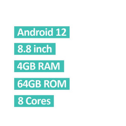 AUDI TT MK2 8.8 COLIŲ ANDROID 12 MULTIMEDIJA EKRANAS