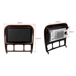 MB S KLASĖS W220 9 COLIŲ ANDROID 12 MULTIMEDIJA XTRONS IAP92M220