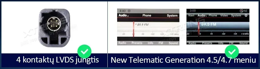 Mercedes-Benz C W204 NTG 4.5/4.7 | Android OS | 10.25 inch | 4GB/64GB/8Core | Multimedija Xtrons QAMS1445M12C45L