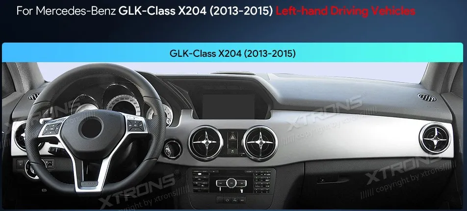 Mercedes-Benz GLK X204 NTG 4.5/4.7 | Android 14 | 10.25 inch | 4GB/64GB/8Core | Multimedija Xtrons QAMS1445M12GLK45L