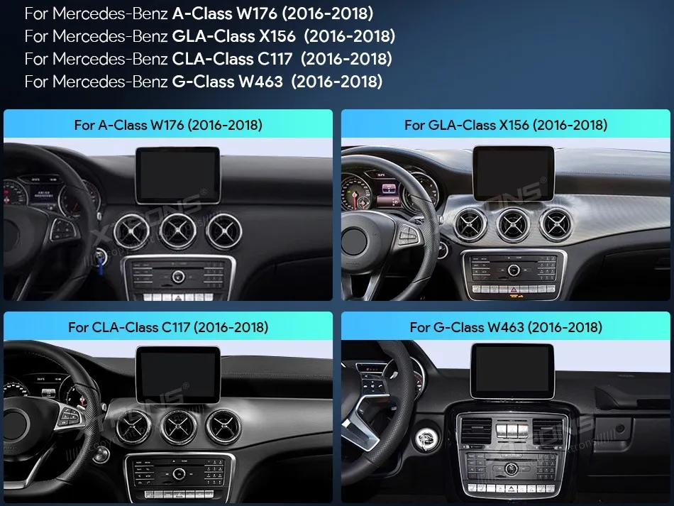 MB A / GLA / CLA / G NTG 5.0/5.1/5.2 | Android 14 | 10.25 inch | 4GB/64GB/8Core | Multimedija Xtrons QAMS1450