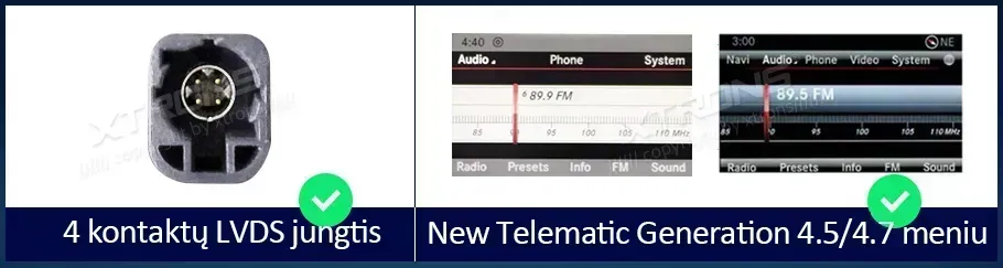 MB ML W166 / GL X166 NTG 4.5/4.7 | Android 14 | 14.9 inch | 4GB/64GB/8Core | Multimedija Xtrons QLM4245MLS