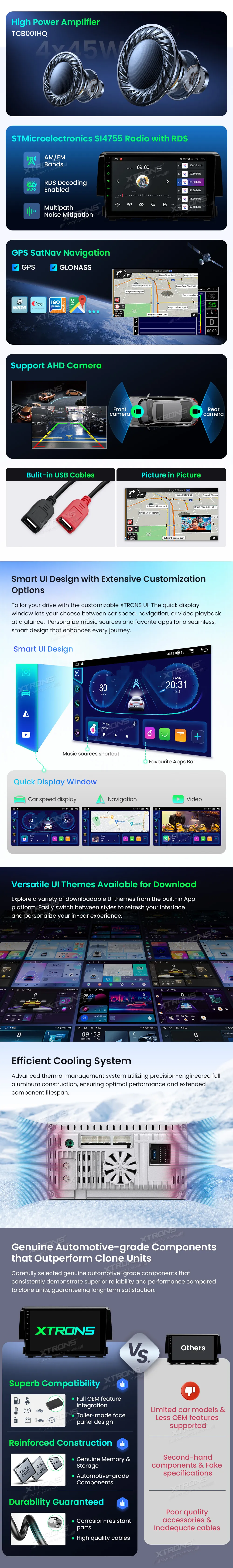 Honda Civic 2015-2022 | Android OS | 9 inch | 4GB/64GB/8Core | Multimedija Xtrons IDP90CVH