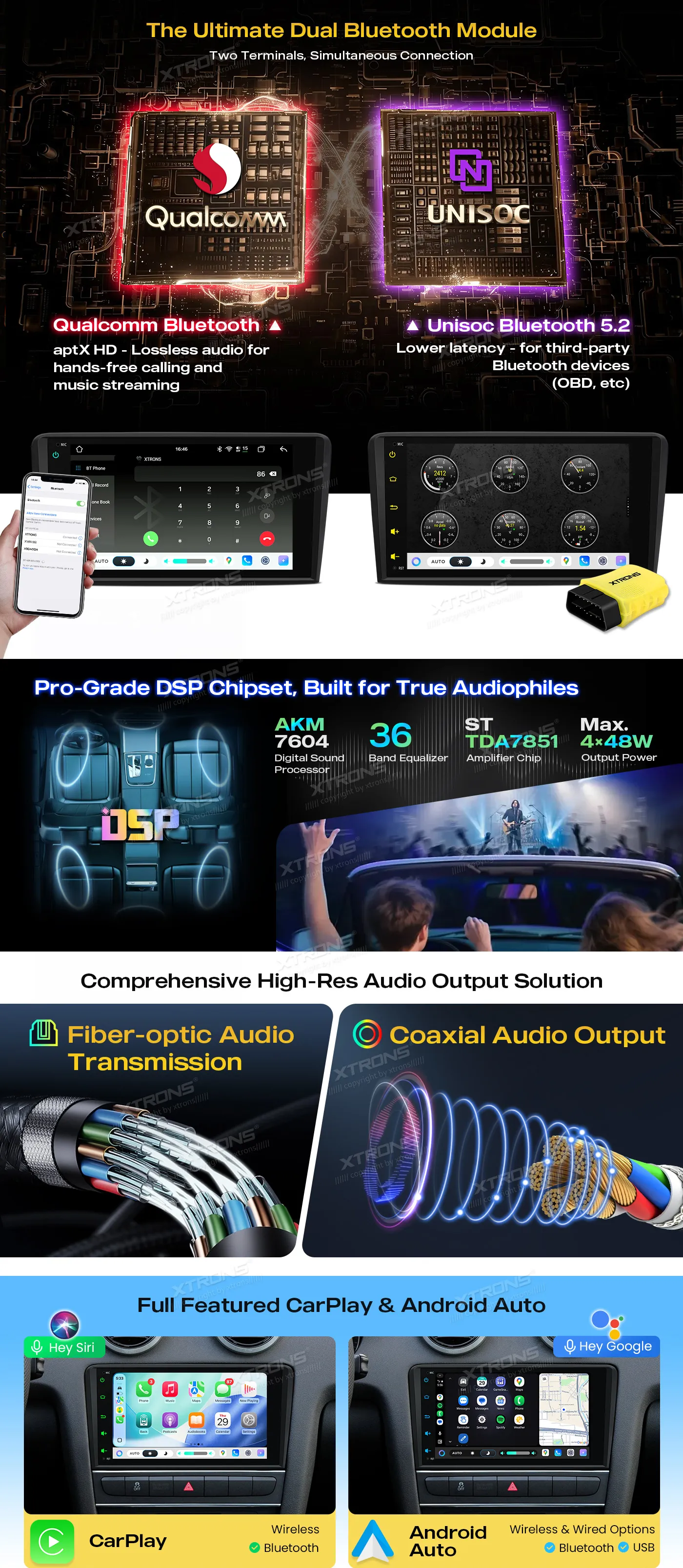 Audi A3 S3 RS3 | Android 14 | 8 inch QLED | 8GB/128GB/8Core | Multimedija Xtrons IMH84A3AL