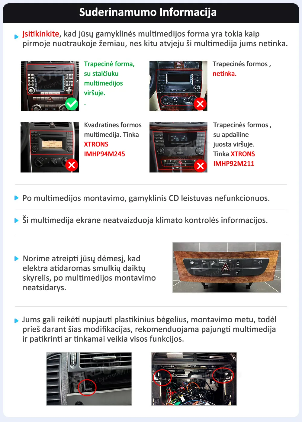 MB SLK R171 2004-2011 | Android 14 | 9 inch QLED | 8GB/128GB/8Core | Multimedija Xtrons IMHP94M350