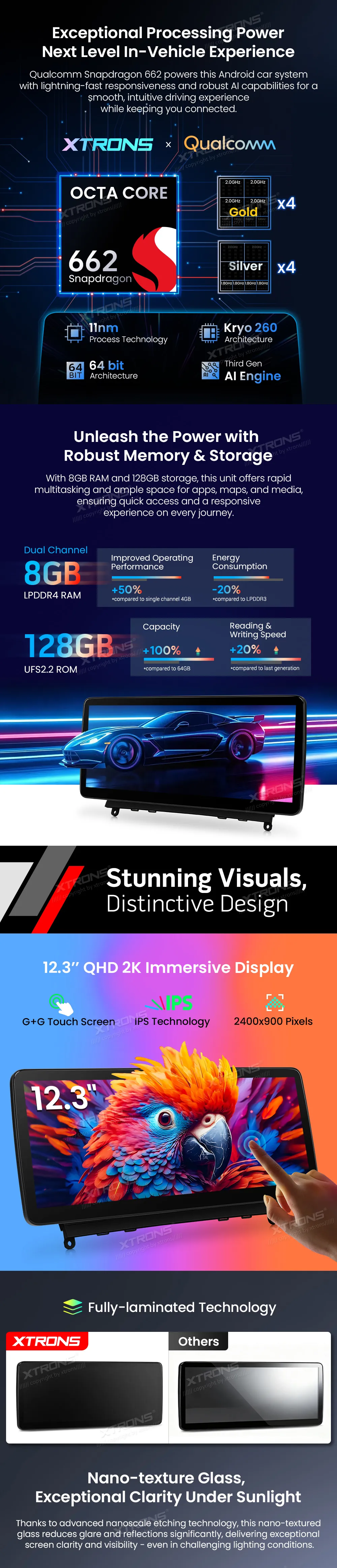 MB C W204 NTG 4.0 | Android OS | 12.3 inch | 4GB/64GB/8Core Snapdragon 662 | Multimedija Xtrons QBMH2440M12C40