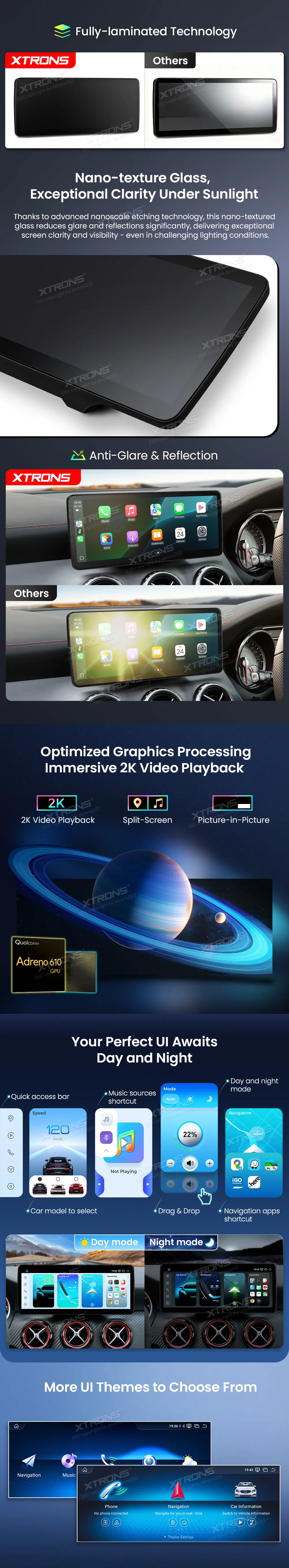 MB A / GLA / CLA / G NTG 4.5/4.7 | Android OS | 12.3 inch | 4GB/64GB/8Core Snapdragon 662 | Multimedija Xtrons QBMH2445