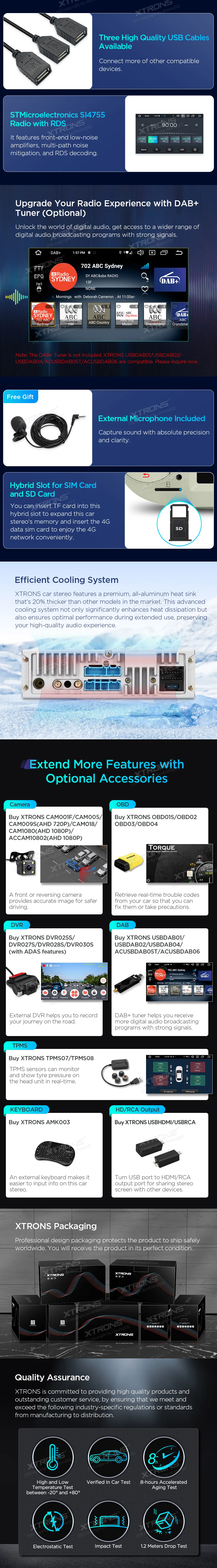 Fiat 500 2007-2015 | Android 14 | 7 inch | 4GB/64GB/8Core | Multimedija Xtrons PX7450FCLGS