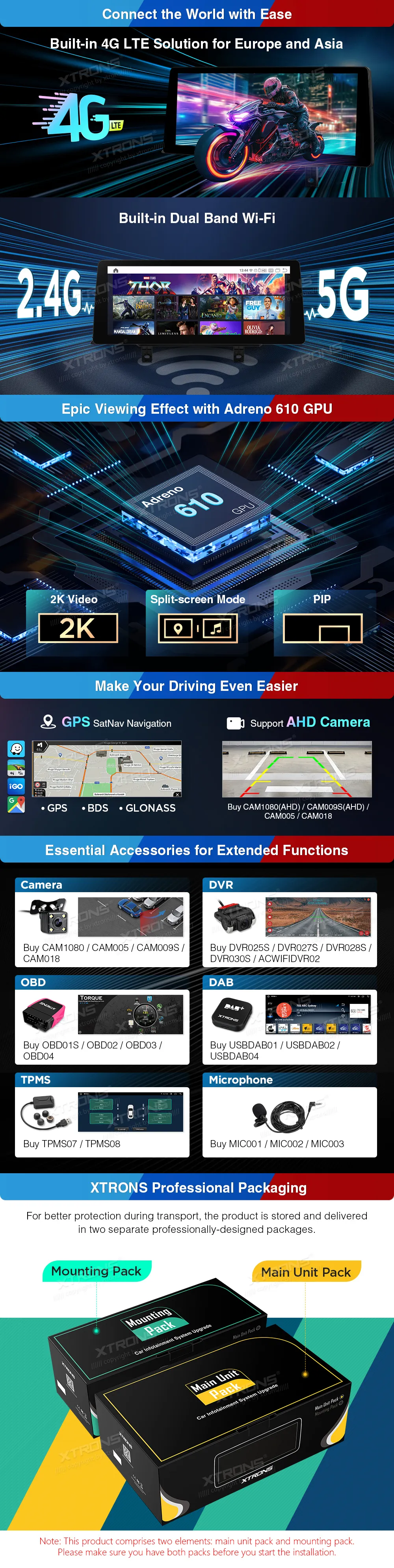 BMW 3/4 Serija nuo 2018 EVO | Android 14 | 12.3 inch | 8GB/128GB/8Core Snapdragon 680 | Multimedija Xtrons QGB24EVB12THL