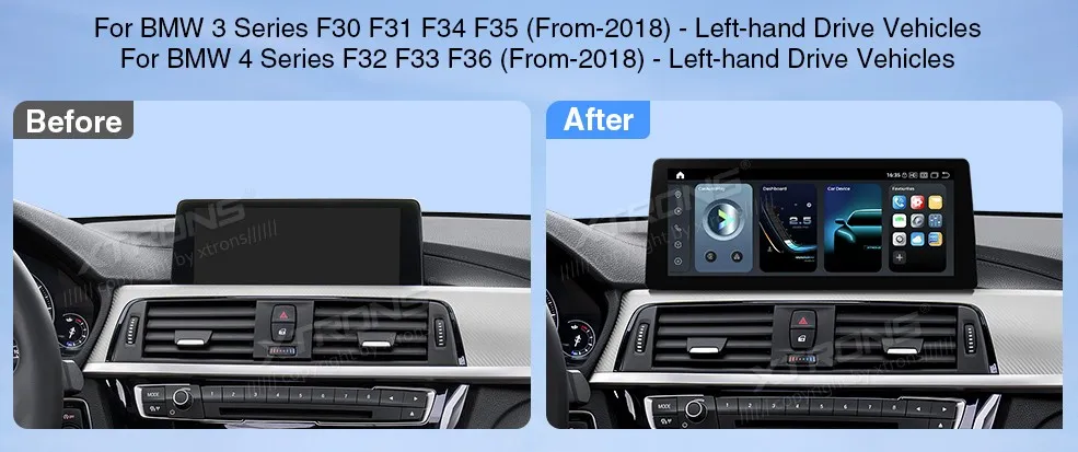 BMW 3/4 Serija nuo 2018 EVO | Android 14 | 12.3 inch | 8GB/128GB/8Core Snapdragon 680 | Multimedija Xtrons QGB24EVB12THL