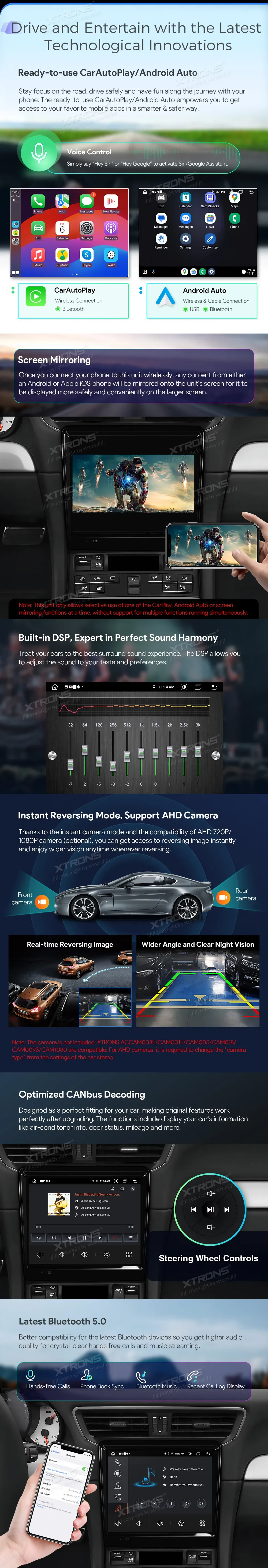 Porsche 911/Cayman/Boxster PCM 3.1 | Android OS | 8.4 inch | 4GB/128GB/8Core | Multimedija Xtrons IAH84BSTPT