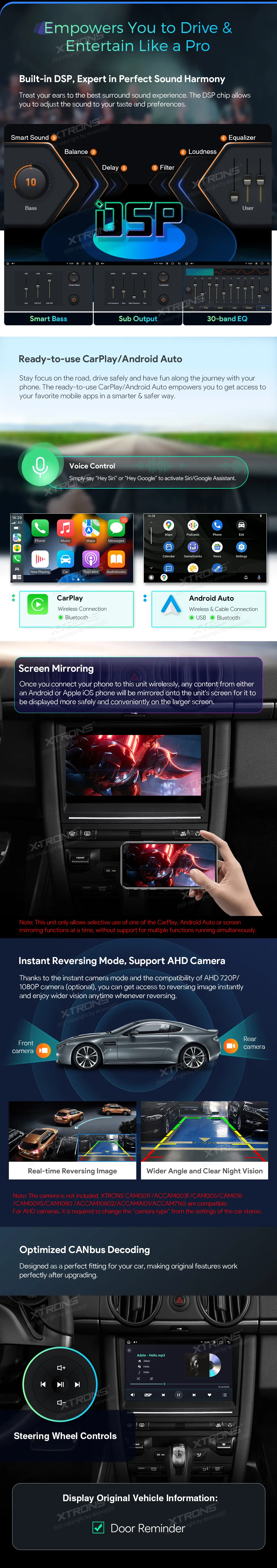 Porsche 911/Cayman/Boxster 2005-2012 | Android OS | 8 inch | 4GB/128GB/8Core | Multimedija Xtrons IAH84CMPL