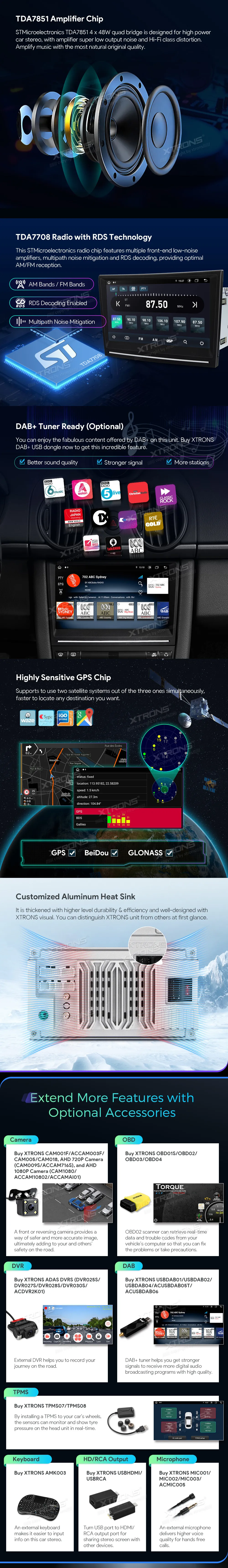 Porsche 911/Cayman/Boxster 2005-2012 | Android OS | 8 inch | 4GB/128GB/8Core | Multimedija Xtrons IAH84CMPL