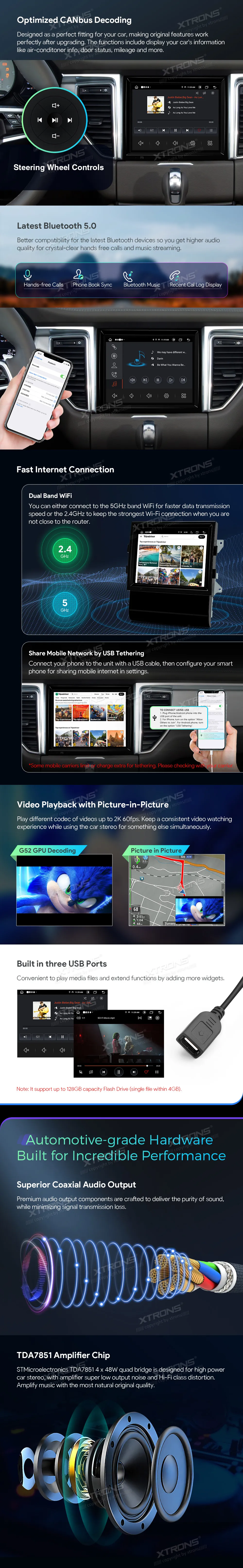 Porsche Macan 2014-2016 PCM 3.1 | Android OS | 8.4 inch | 4GB/128GB/8Core | Multimedija Xtrons IAH84MCPT