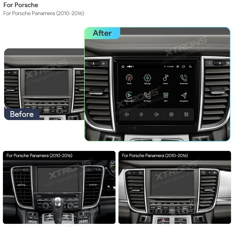 Porsche Panamera 2010-2016 PCM 3.1 | Android OS | 8.4 inch | 4GB/128GB/8Core | Multimedija Xtrons IAH84PMPT
