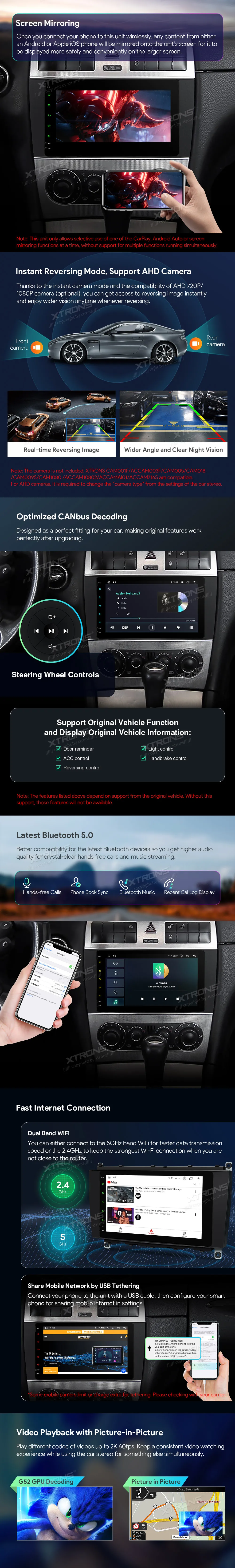 MB CLK A209 / C209 | Android 14 | 8 inch | 4GB/128GB/8Core | Multimedija Xtrons IAH84M209SL