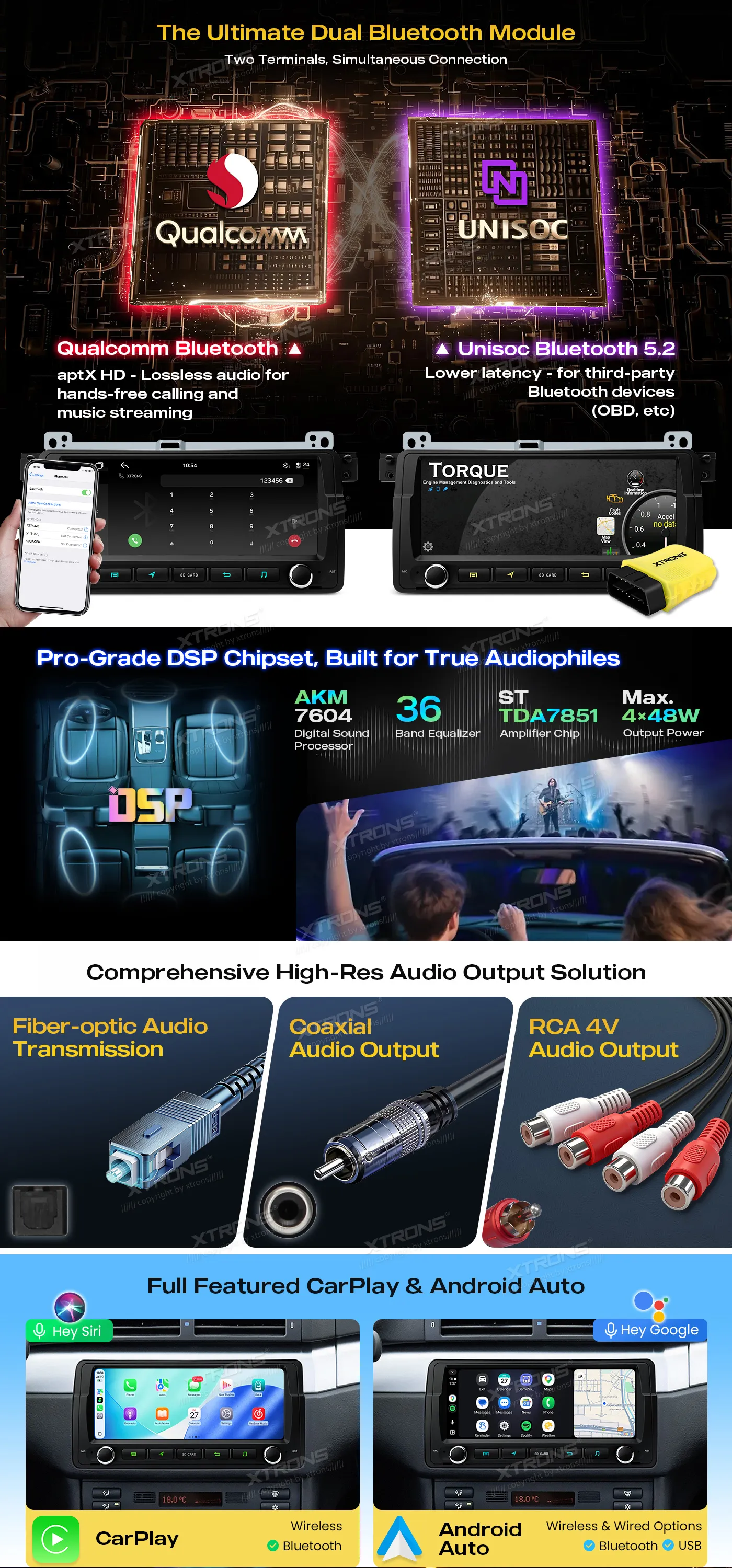 BMW E46 | Rover 75 | Android 14 | 8.8 inch QLED | 4GB/64GB/8Core | Multimedija Xtrons IM8446BH