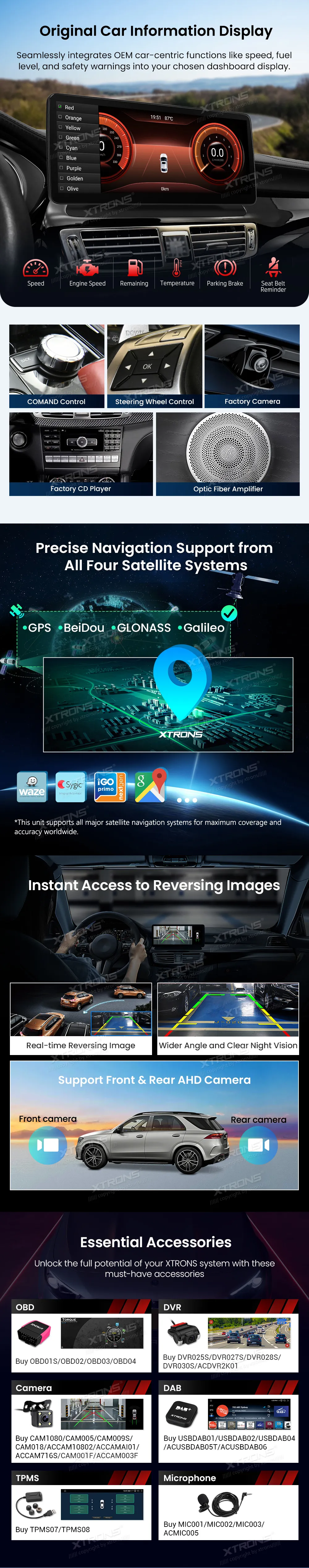 MB CLS C218/W218 NTG 4.0 | Android OS | 12.3 inch | 8GB/128GB/8Core Snapdragon 662 | Multimedija Xtrons QBMH2440M12CLS