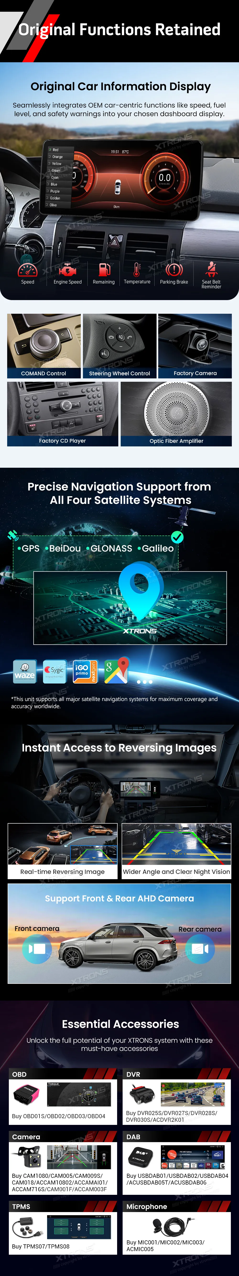 MB CLK X204 NTG 4.0 | Android OS | 12.3 inch | 8GB/128GB/8Core Snapdragon 662 | Multimedija Xtrons QBMH2440M12GLK40L