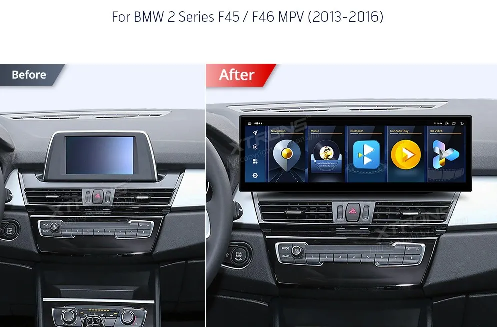 BMW 2 Serija  F45/F46 2013-2016 NBT | Android OS | 14.9 inch | 8GB/128GB/8Core | Multimedija Xtrons QLBH44NBTW3