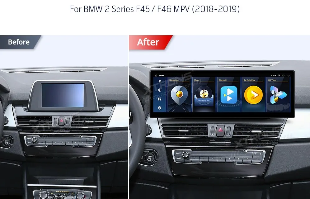 BMW 2 Serija  F45/F46 2018-2019 EVO | Android OS | 14.9 inch | 8GB/256GB/8Core | Multimedija Xtrons QLBX44EVTW3