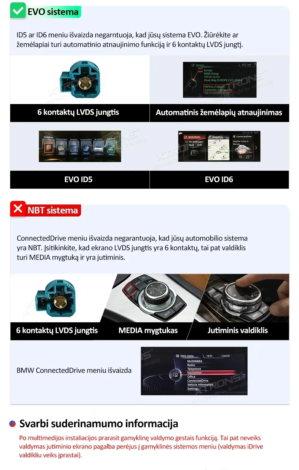 BMW 2 Serija  F45/F46 2018-2019 EVO | Android OS | 14.9 inch | 8GB/256GB/8Core | Multimedija Xtrons QLBX44EVTW3