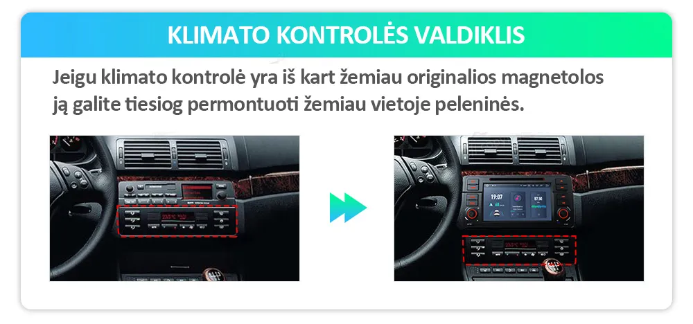 BMW E46 | Rover 75 | Android 15 | 7 inch QLED | 6GB/128GB/8Core | Multimedija Xtrons UAH7546BL