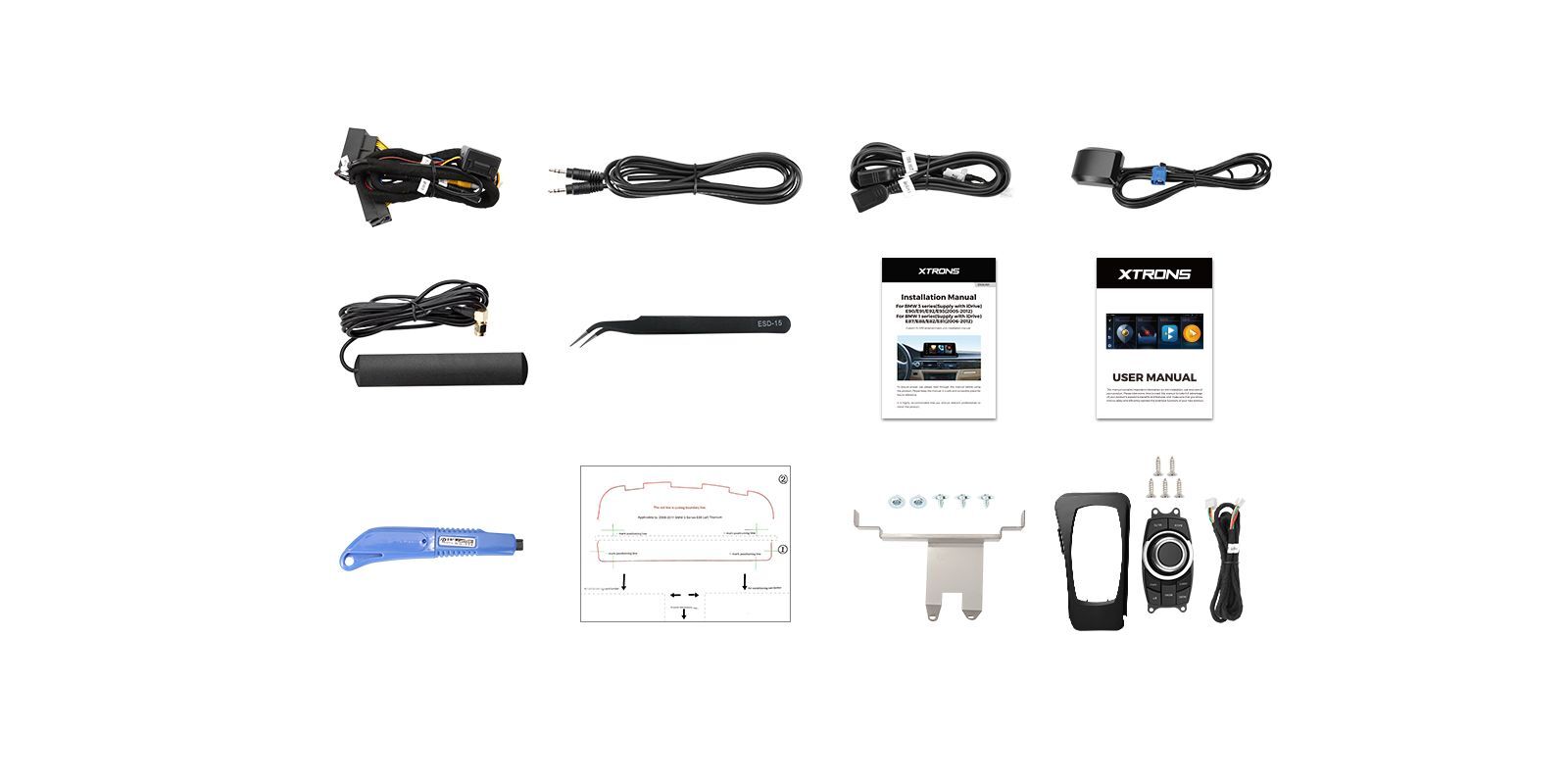 BMW E90/E91/E92/E93 ANDROID 12 10.25 COLIŲ MULTIMEDIJA XTRONS