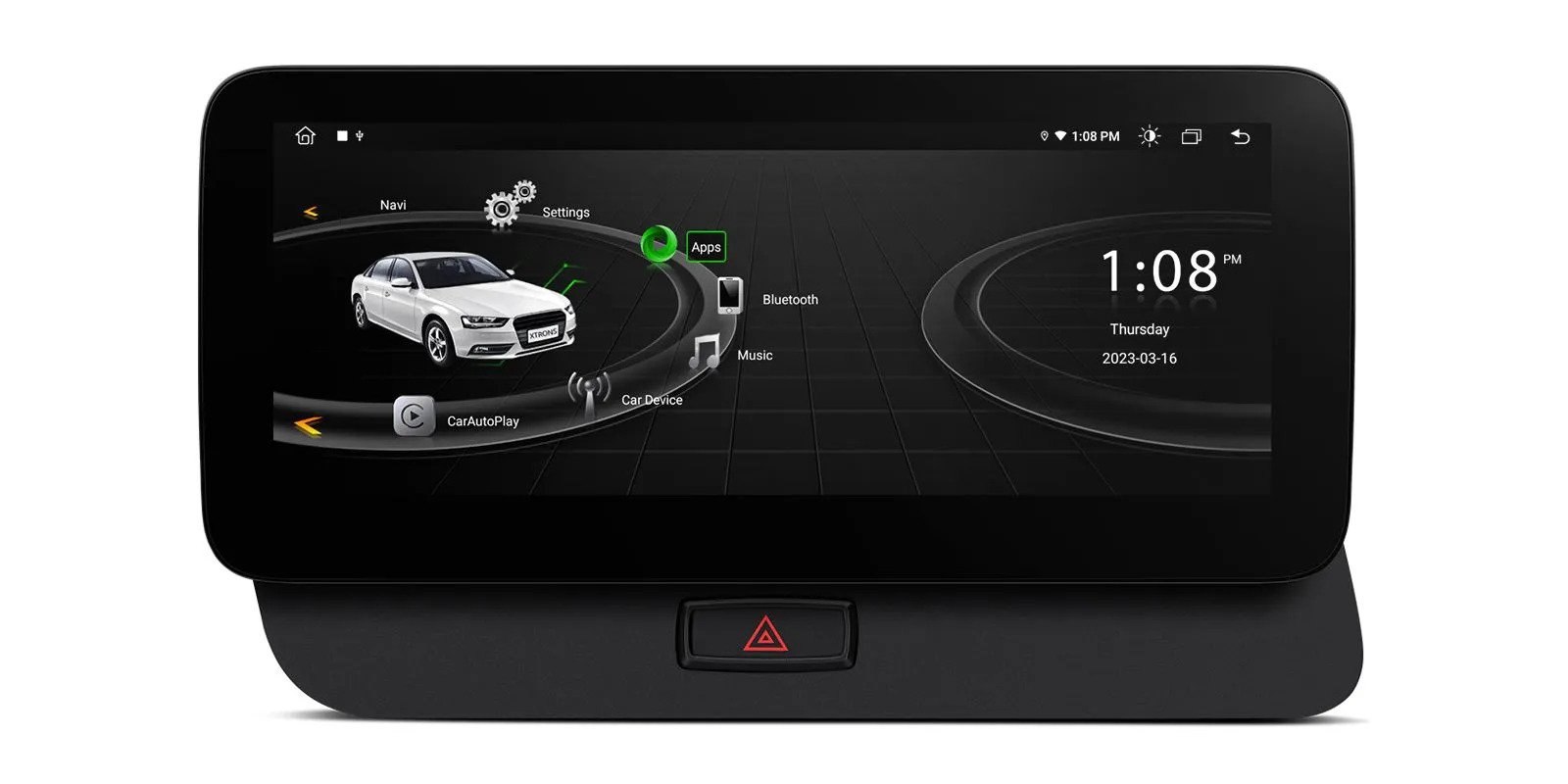 AUDI Q5 10.25 COLIŲ ANDROID 12 MULTIMEDIJA (concert/symphony) XTRONS QEA12UCA12Q5L