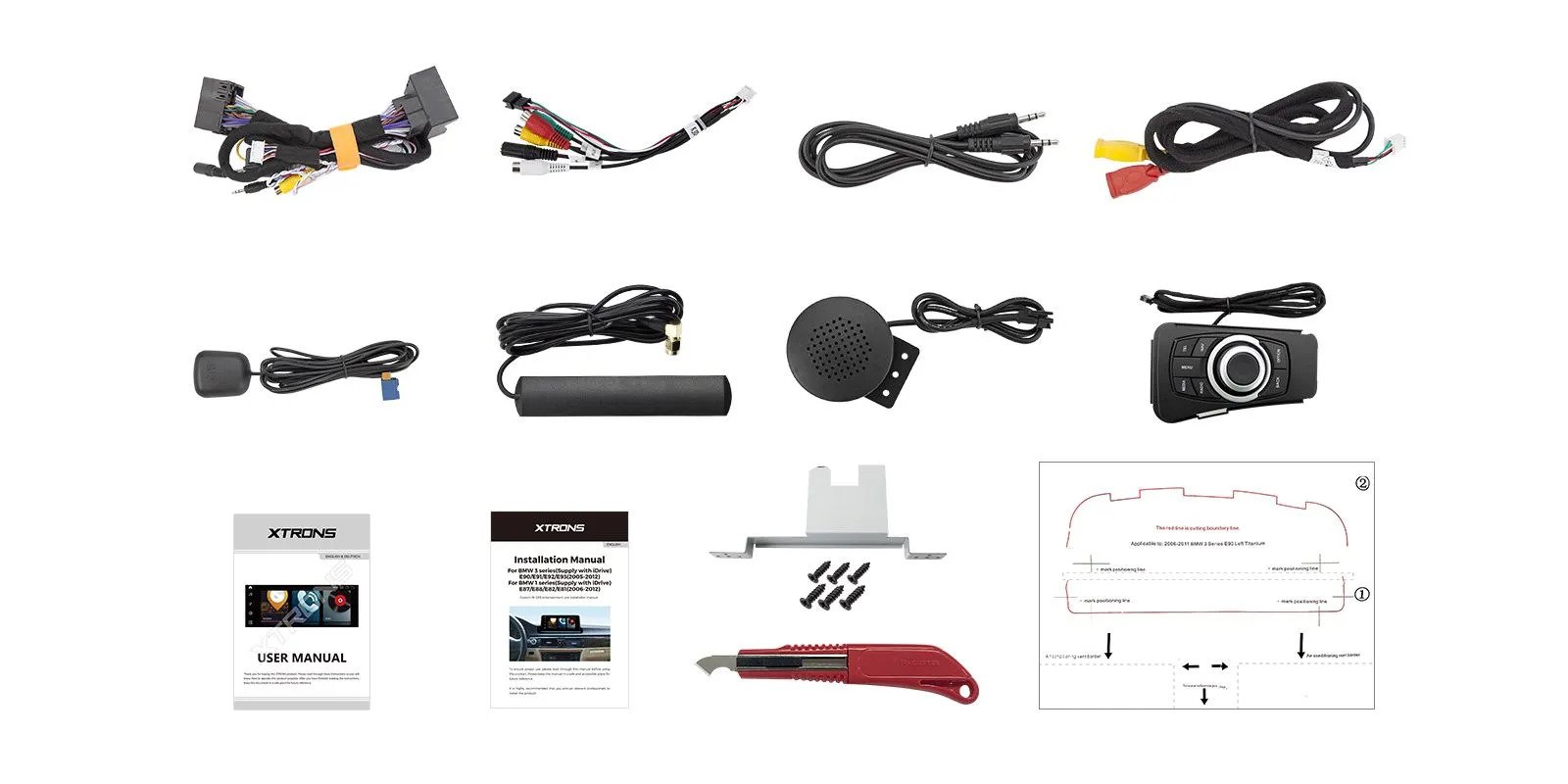 BMW E90/E91/E92/E93 ANDROID 12 10.25 COLIŲ MULTIMEDIJA XTRONS