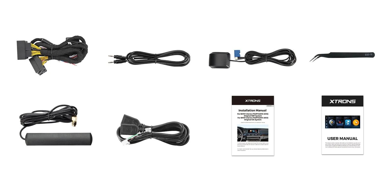BMW F10 / F11 NBT 12.3 COLIŲ ANDROID 13 MULTIMEDIJA XTRONS QLB22NB12FV