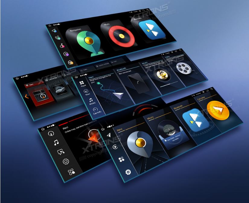 BMW F10 / F11 NBT 12.3 COLIŲ ANDROID 13 MULTIMEDIJA XTRONS QLB22NB12FV