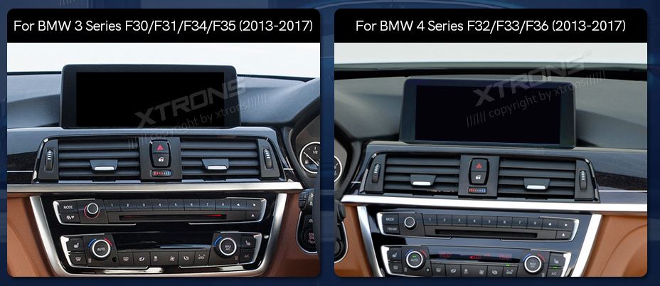 BMW F30/F31/F32/F33/F34/F35/F36 NBT 12.3 COLIŲ ANDROID 12 MULTIMEDIJA