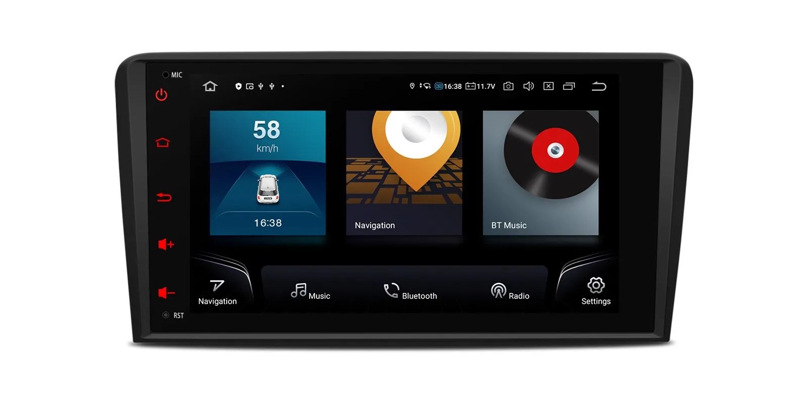 AUDI A3 / S3 / RS3 8 COLIŲ ANDROID 12 MULTIMEDIJA XTRONS IQ82A3AP