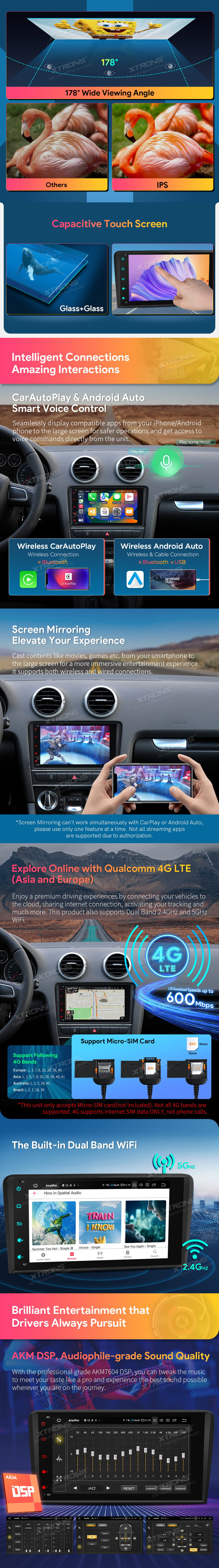 AUDI A3 / S3 / RS3 8 COLIŲ ANDROID 12 MULTIMEDIJA XTRONS
