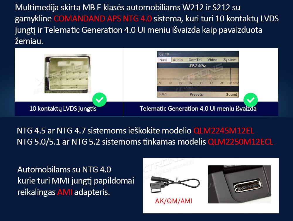 MB E KLASĖS W212/S212 12.3 COLIO ANDROID 13 MULTIMEDIJA