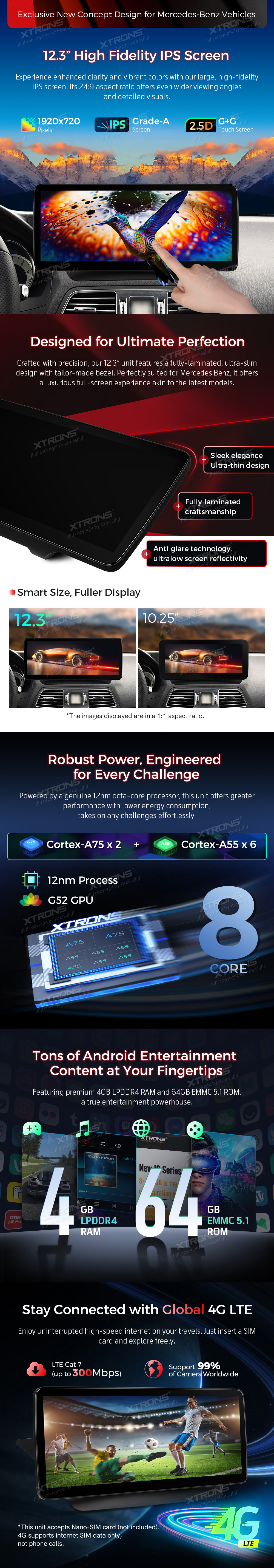 MB E KLASĖS C207/A207 12.3 COLIO ANDROID 13 MULTIMEDIJA