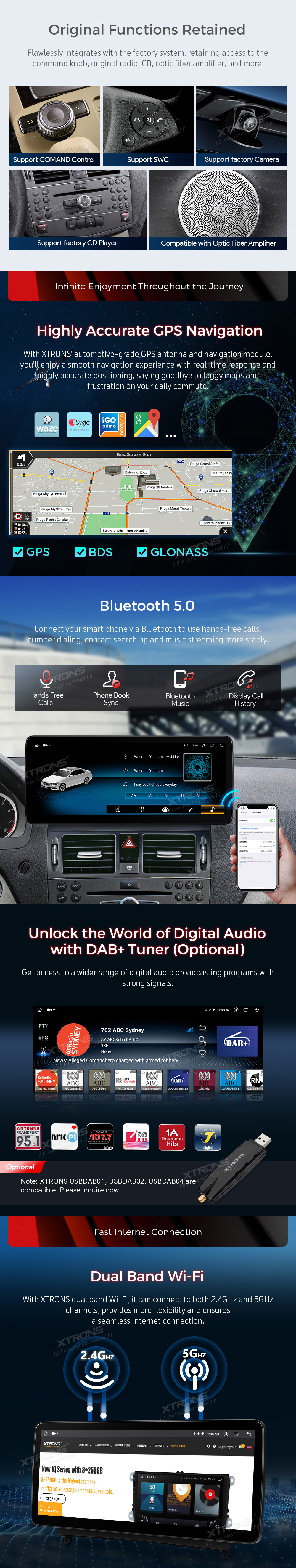 MB C KLASĖS W204 12.3 COLIO ANDROID 13 MULTIMEDIJA 